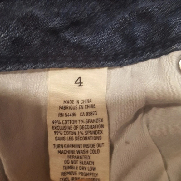 American Eagle Stretch Cut-off Frayed Jean Shorts - Picture 7 of 8